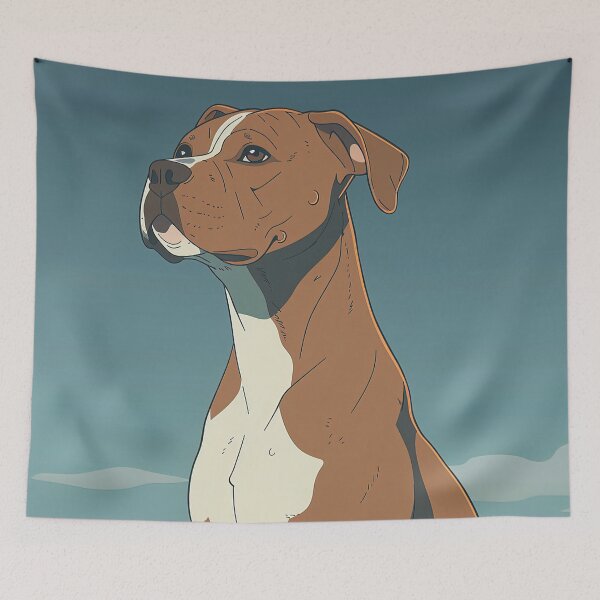 Item preview, American Staffordshire Terrier | Anime style designed and sold by ComicsFactory.