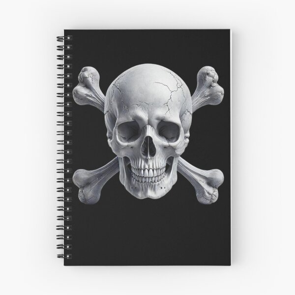 Item preview, Hyper-Realistic Skull with Crossbones 8 designed and sold by LaNadaYFundante.