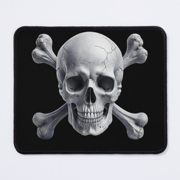 Item preview, Hyper-Realistic Skull with Crossbones 8 designed and sold by LaNadaYFundante.