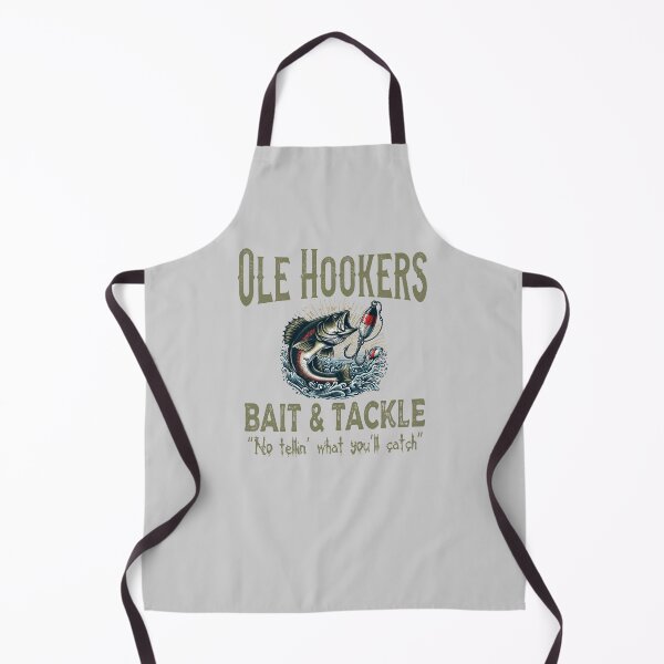 Item preview, Ole Hookers Bait and Tackle Funny Fish T-Shirt - Series 2 designed and sold by Frog Level Treasures.