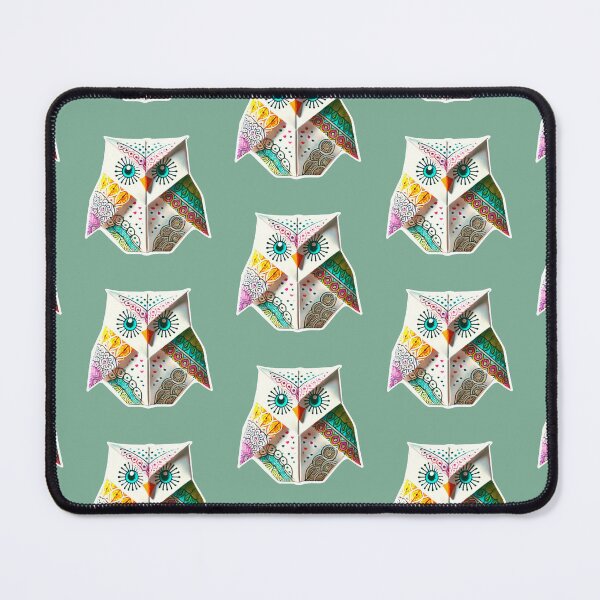 Item preview, Colorful Origami Owl with Intricate Patterns designed and sold by CritterManiaUK.