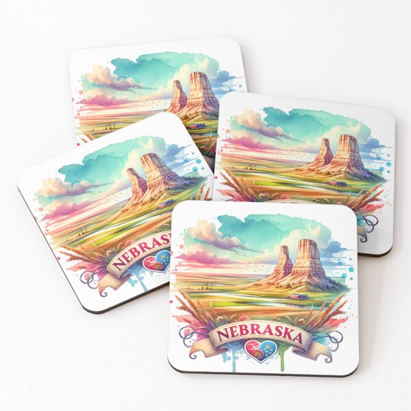 Item preview, ✨Retro US State Watercolor Maps – Vintage Travel Art for T-Shirts, Mugs, Stickers & More designed and sold by artedigital99.