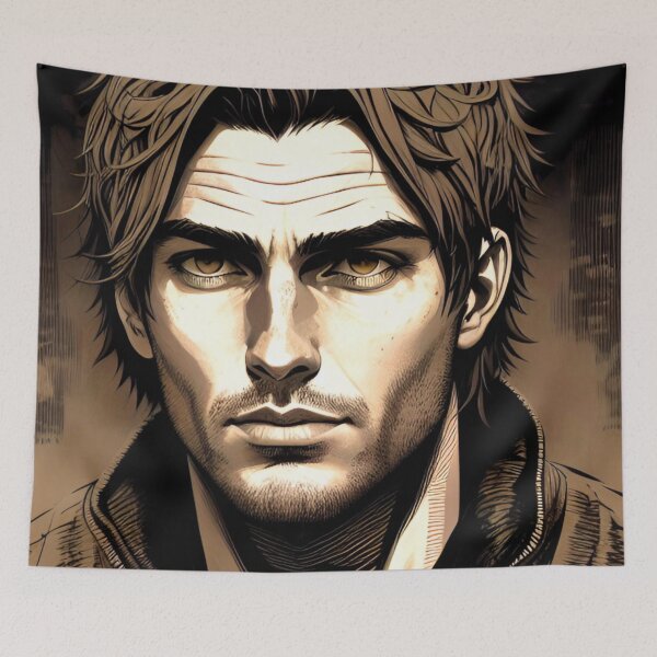 Item preview, Classic Vintage Fella Illustration designed and sold by GrizzlyCollective.