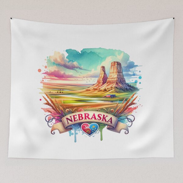 Item preview, ✨Retro US State Watercolor Maps – Vintage Travel Art for T-Shirts, Mugs, Stickers & More designed and sold by artedigital99.