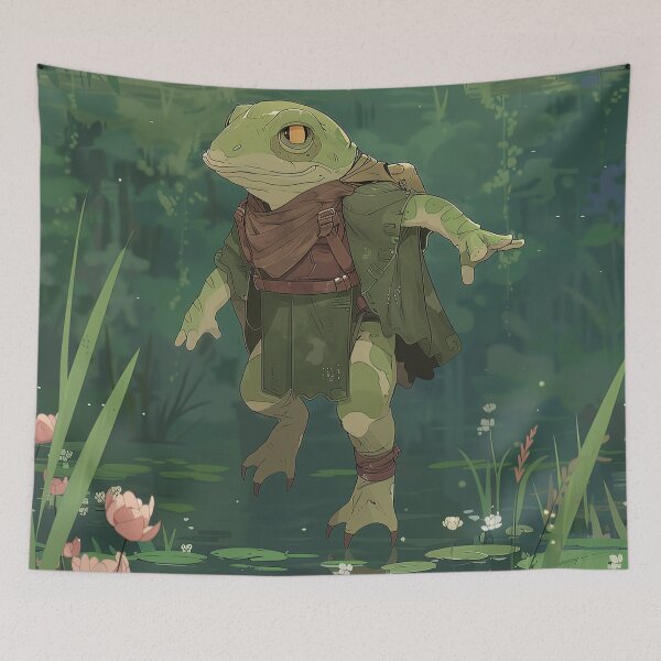 Item preview, Amphibian humanoid | Anime style designed and sold by ComicsFactory.