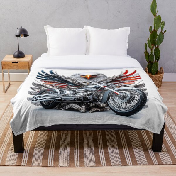 Item preview, Ride with the Bald Eagle on a Motorcyle #14 designed and sold by TopPopClothing.