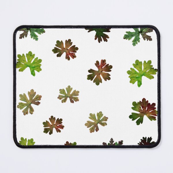 Item preview, Geranium leaves -green/brown variation designed and sold by Studio Variatio.