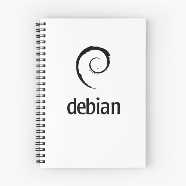 Item preview, Debian Black Spiral Official Logo Sweatshirt designed and sold by Rainwater Merch.