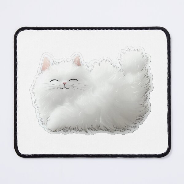 Item preview, A fluffy cloud kitty_1 designed and sold by Fayelalala.