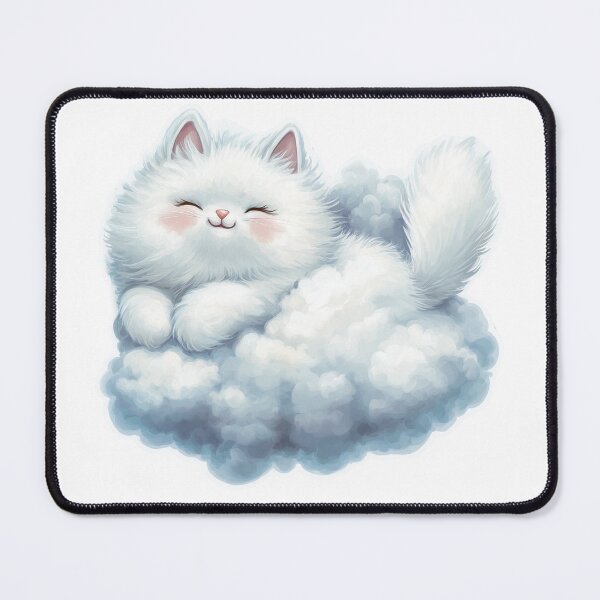 Item preview, A fluffy cloud kitty_2 designed and sold by Fayelalala.