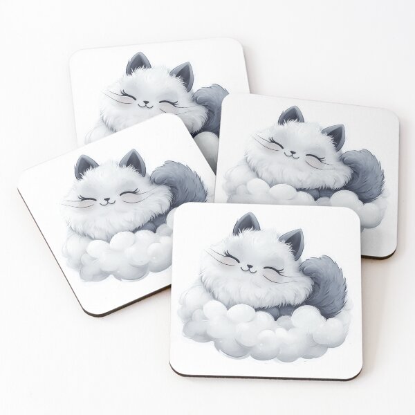 Item preview, A fluffy cloud kitty_3 designed and sold by Fayelalala.