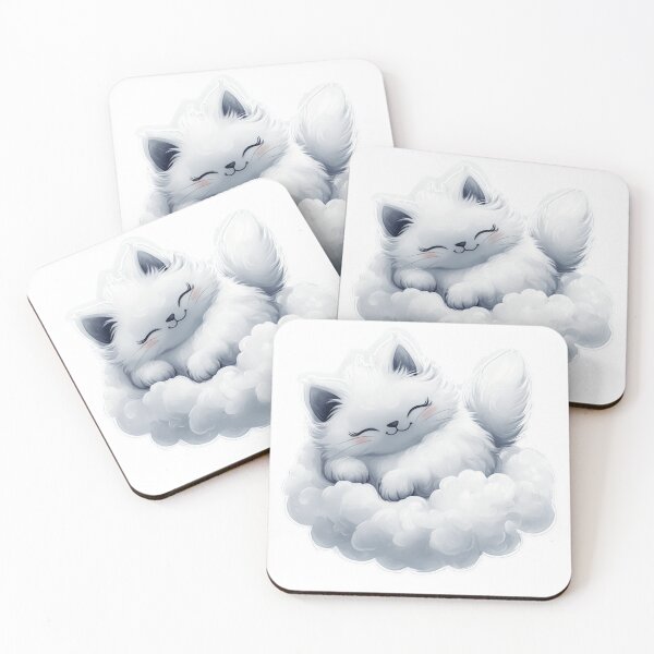 Item preview, A fluffy cloud kitty_4 designed and sold by Fayelalala.