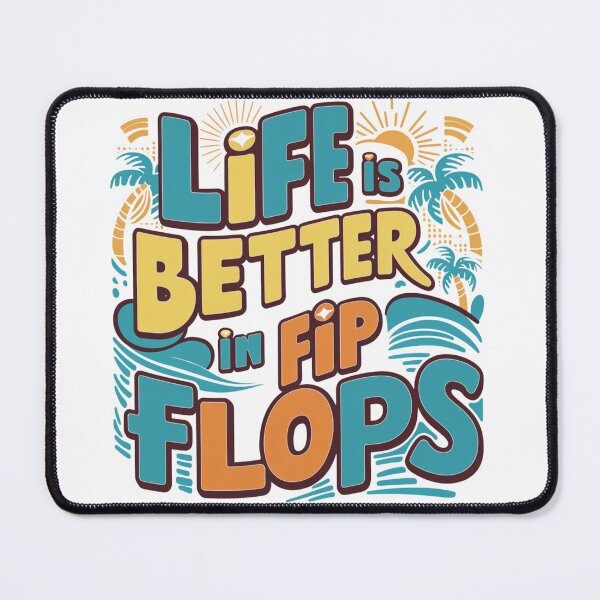 Item preview, Life is better in flip flops designed and sold by FusiTink.