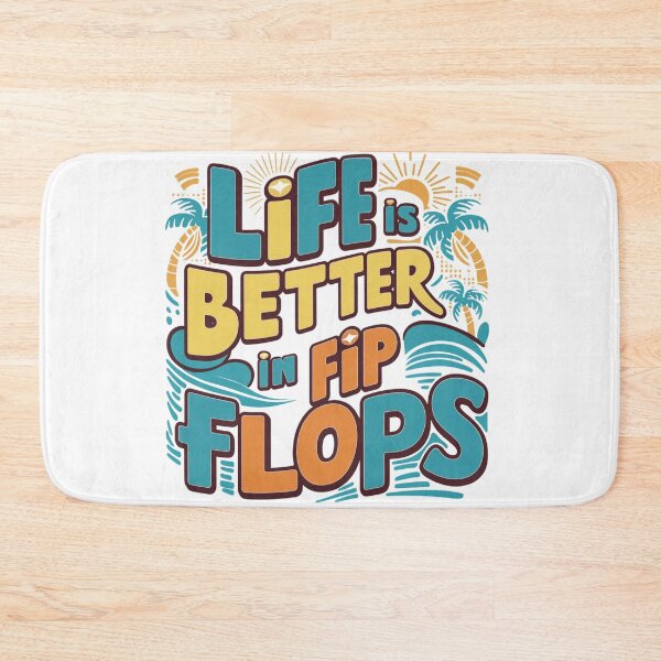 Item preview, Life is better in flip flops designed and sold by FusiTink.