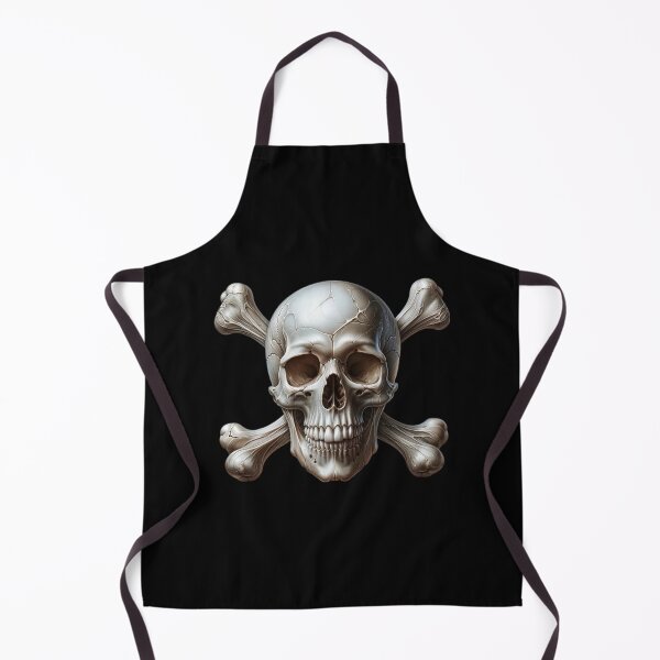 Item preview, Hyper-Realistic Skull with Crossbones 9 designed and sold by LaNadaYFundante.