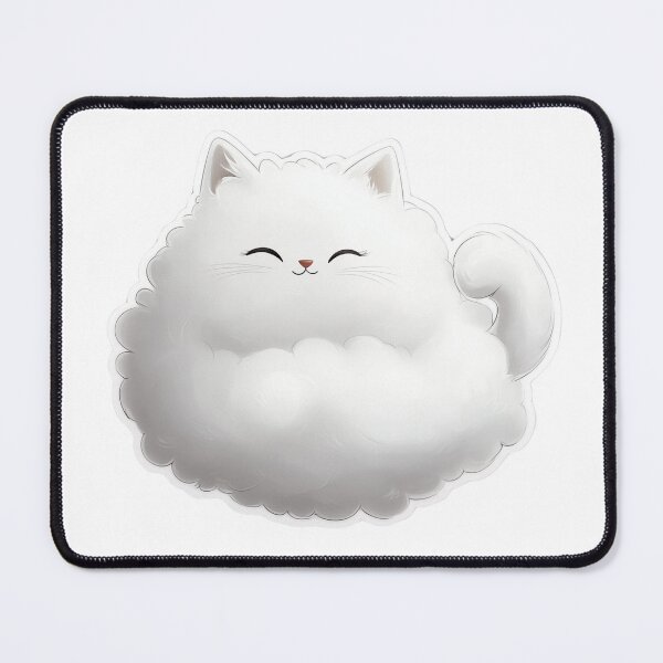 Item preview, A fluffy cloud kitty_ designed and sold by Fayelalala.