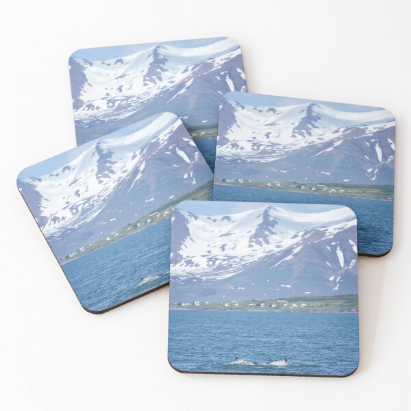 Item preview, Whale tail in front of Hrísey designed and sold by elisainiceland.