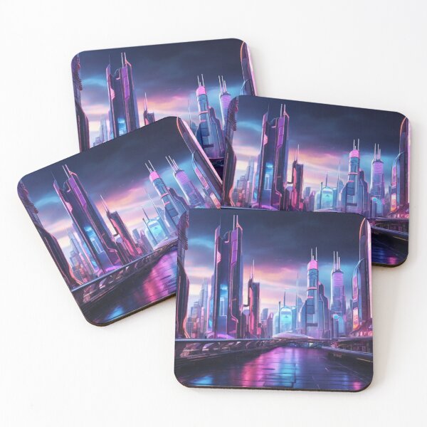 Item preview, 019 Cyberpunk City designed and sold by Alexis Art Collection.