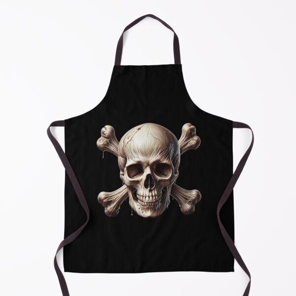 Item preview, Hyper-Realistic Skull with Crossbones 10 designed and sold by LaNadaYFundante.