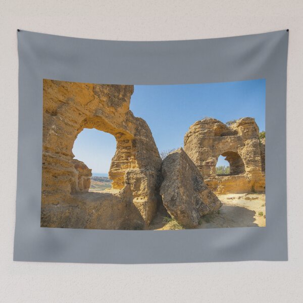 Item preview, Italy. Sicily. Agrigento. Park of the Valley of the Temples. Ancient Walls. designed and sold by vadim19.