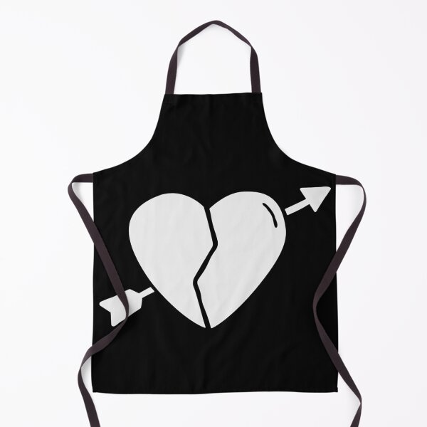Item preview, White Broken Hearth With Arrow designed and sold by DreamPrintPro.
