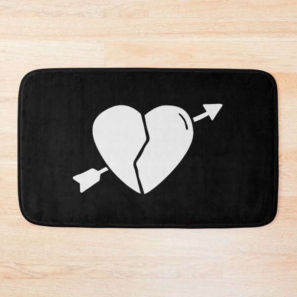 Item preview, White Broken Hearth With Arrow designed and sold by DreamPrintPro.