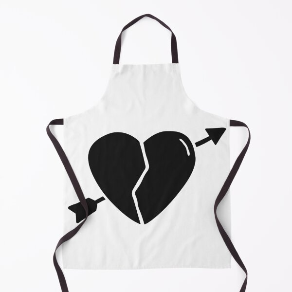 Item preview, Black Broken Hearth With Arrow designed and sold by DreamPrintPro.