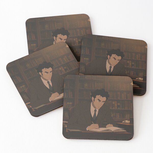 Item preview, Albert Camus, author | Anime style designed and sold by ComicsFactory.