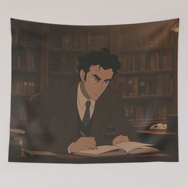 Item preview, Albert Camus, author | Anime style designed and sold by ComicsFactory.