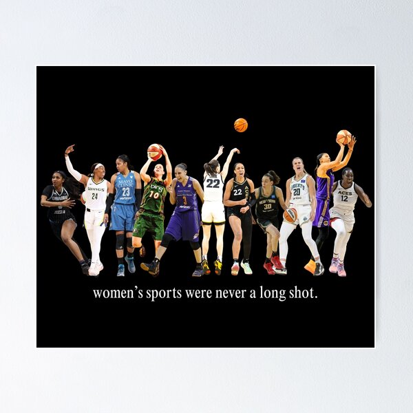 Item preview, Women's sports were never a long shot designed and sold by HoopHerStudio.