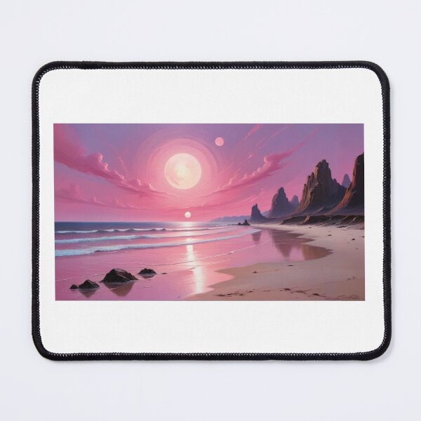 Item preview, Alien planet beach landscape designed and sold by MatthaeusArts.