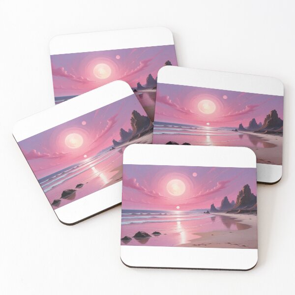 Item preview, Alien planet beach landscape designed and sold by MatthaeusArts.