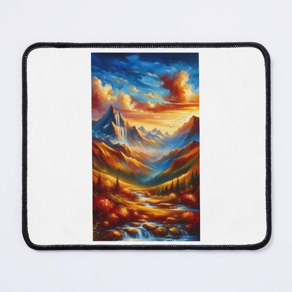 Item preview, A warm mountain landscape. designed and sold by VeryCloudy.