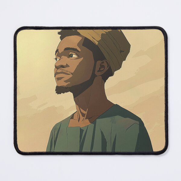Item preview, Angolese man, portrait | Anime style designed and sold by ComicsFactory.