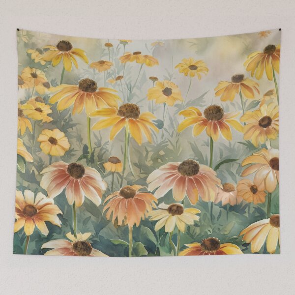 Item preview, Rudbeckia Flowers designed and sold by pixelplaza.