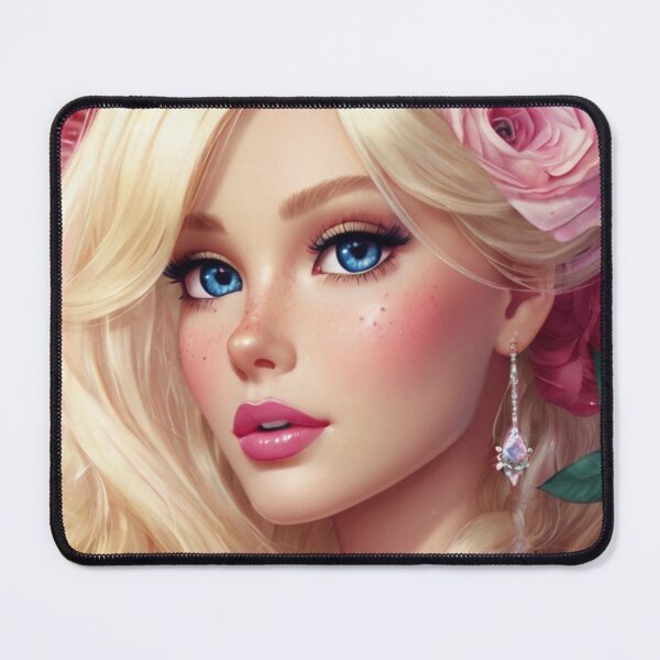 Item preview, Beautiful girl with pink roses watercolor designed and sold by Millionsxi.