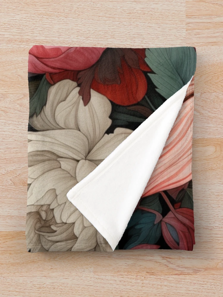 Thumbnail 3 of 6, Throw Blanket, Floral Patterns designed and sold by Rtymer.