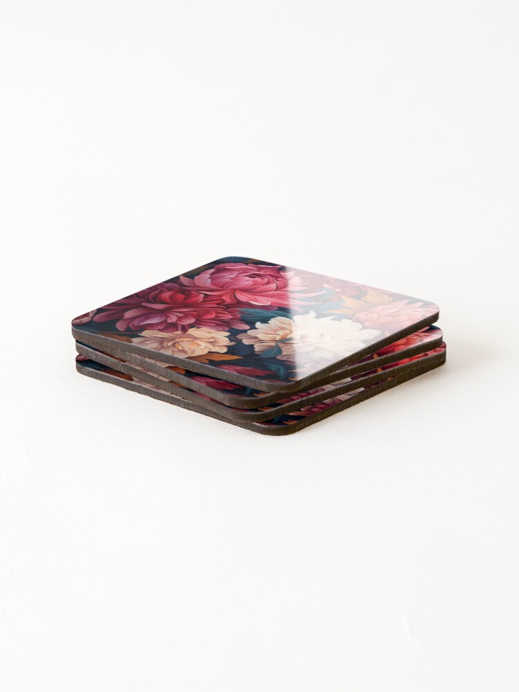 Thumbnail 4 of 5, Coasters (Set of 4), Floral Patterns designed and sold by Rtymer.