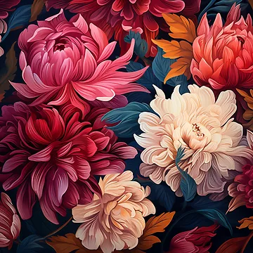 Artwork thumbnail, Floral Patterns by Rtymer