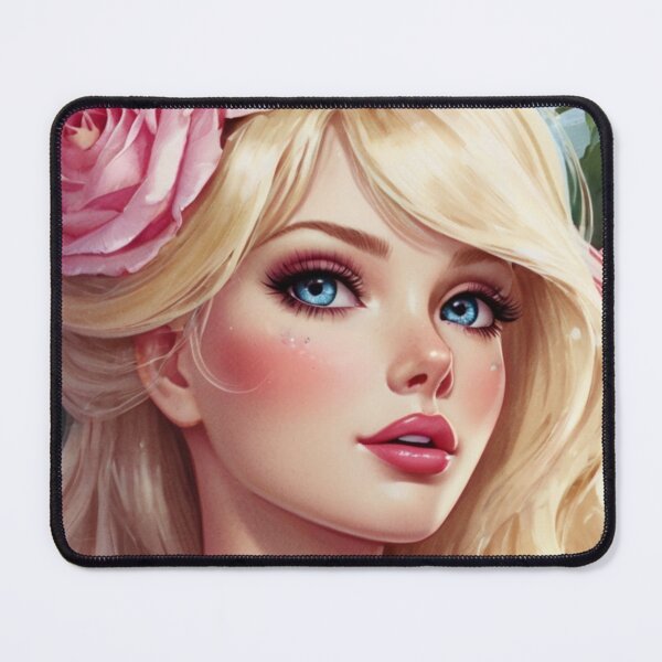 Item preview, Beautiful girl with pink roses watercolor designed and sold by Millionsxi.