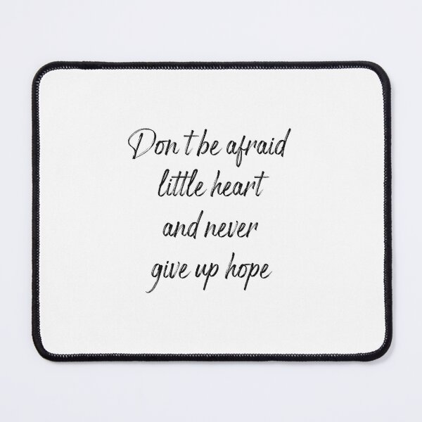 Item preview, Don't be afraid little heart and never give up hope designed and sold by Made-by-Gus.