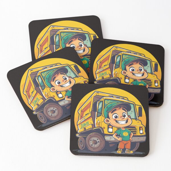 Item preview, "Hank and Trash Truck" designed and sold by GymRat--9.
