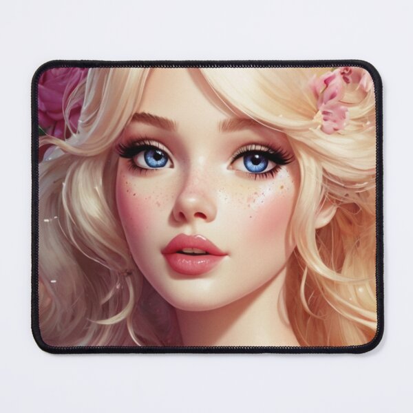 Item preview, Beautiful girl with pink roses watercolor designed and sold by Millionsxi.