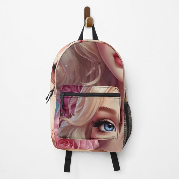 Item preview, Beautiful girl with pink roses watercolor designed and sold by Millionsxi.