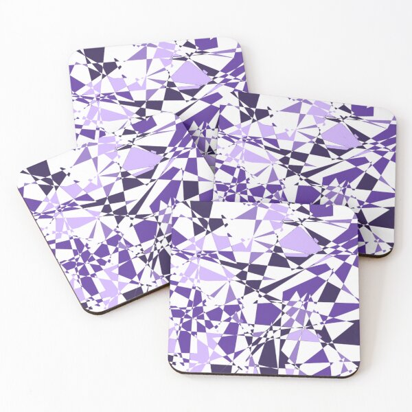 Item preview, Broken purple mirror pattern designed and sold by tenkenryujin.