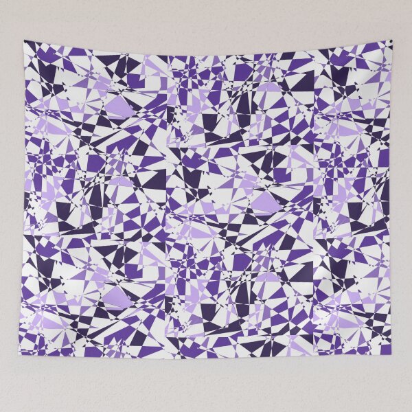 Item preview, Broken purple mirror pattern designed and sold by tenkenryujin.