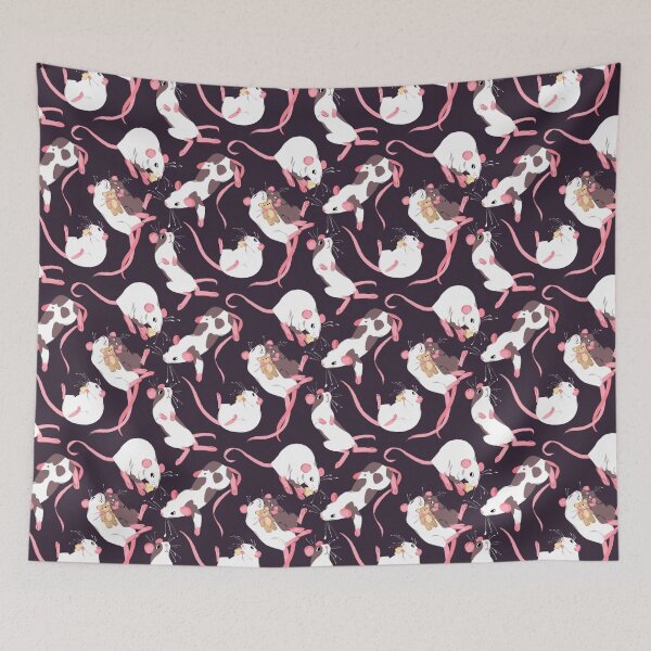Item preview, Cute Rats pattern designed and sold by fabiomancini.