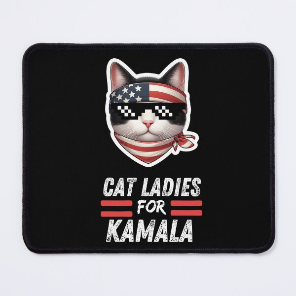 Item preview, Cat ladies for kamala designed and sold by Fateh-Kro ⭐⭐⭐⭐⭐.