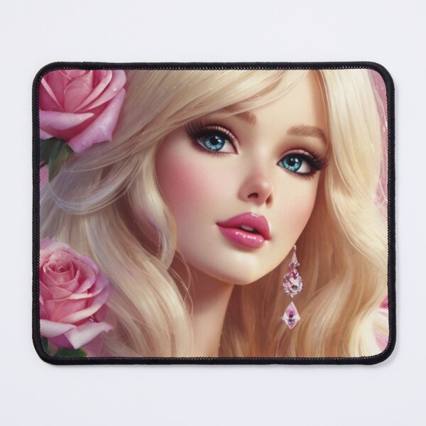 Item preview, Beautiful girl with pink roses watercolor designed and sold by Millionsxi.