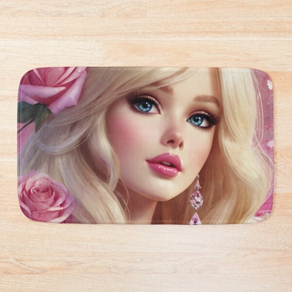 Item preview, Beautiful girl with pink roses watercolor  designed and sold by Millionsxi.